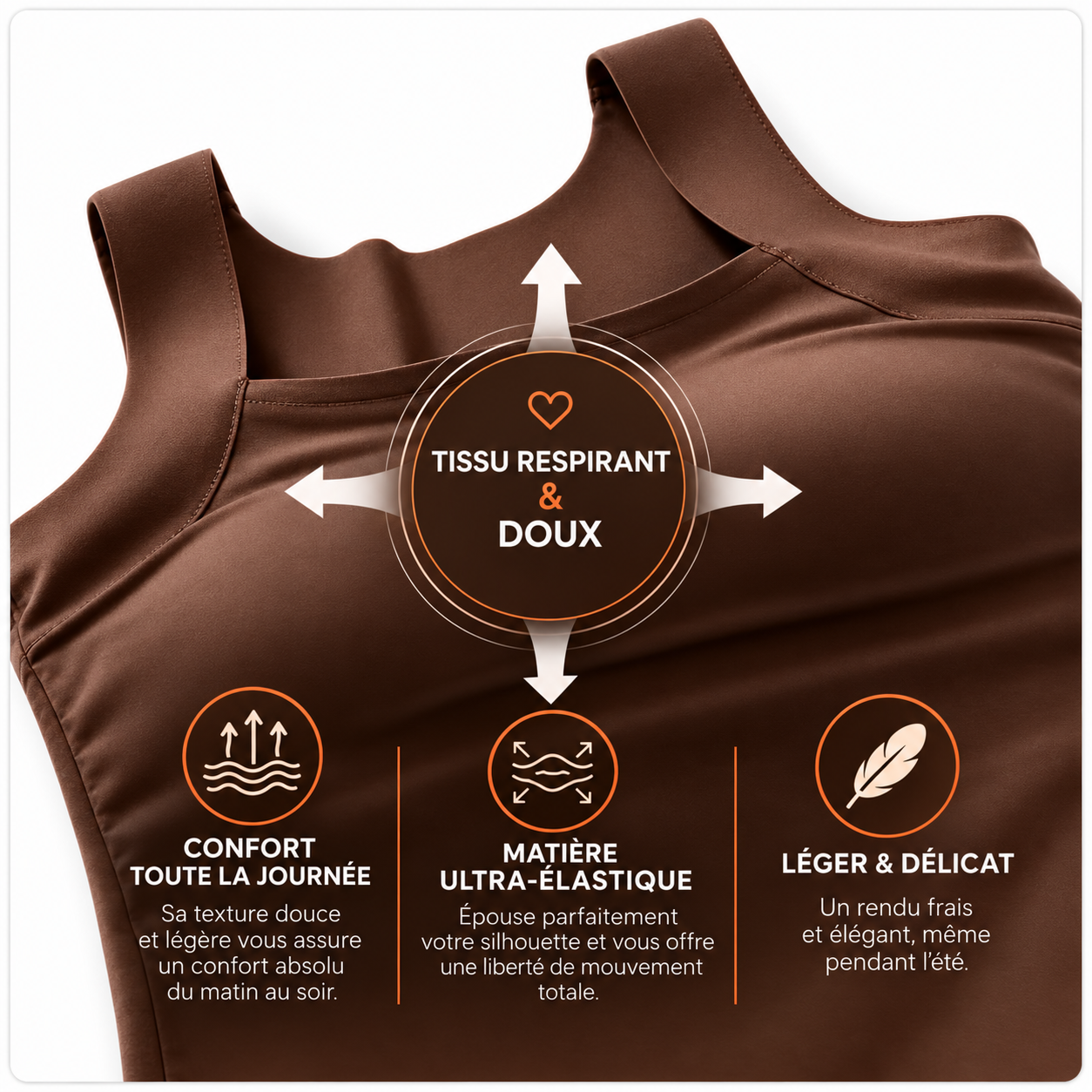 MARCOS™ | Débardeur Sculptant Intégré